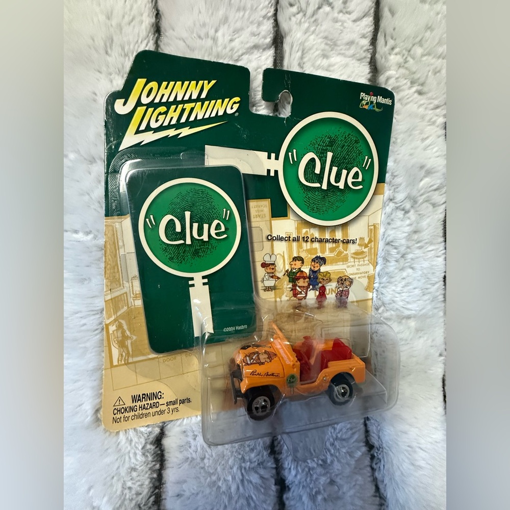 Hasbro Johnny Lightning Orange Jeep Toy Car